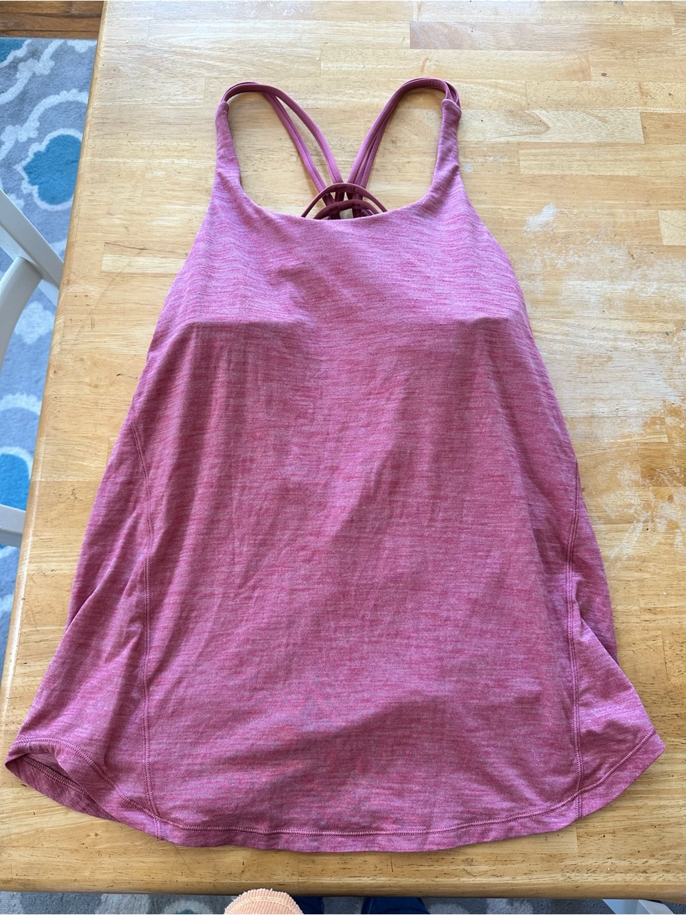 Lululemon tank top with bra size 10